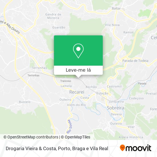 Drogaria Vieira & Costa mapa