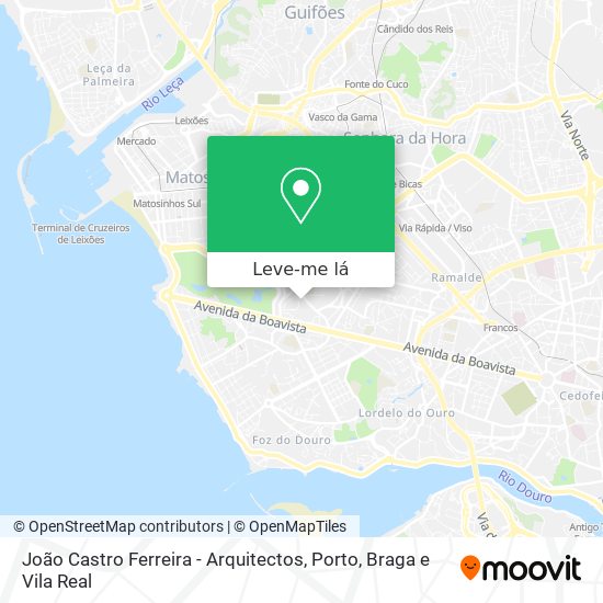 João Castro Ferreira - Arquitectos mapa