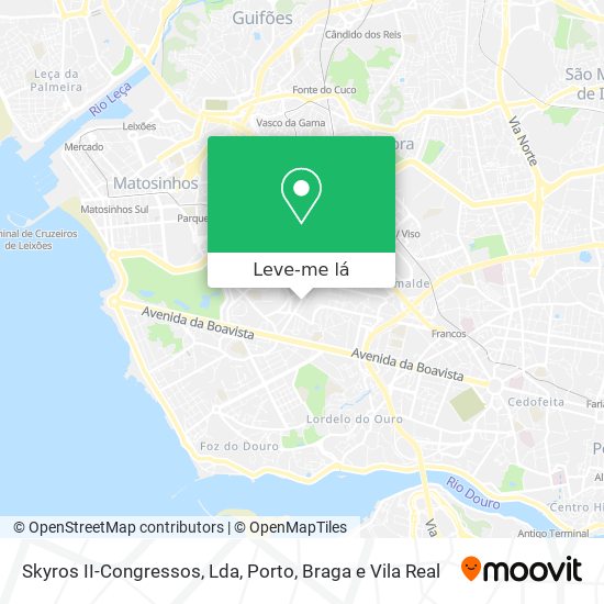 Skyros II-Congressos, Lda mapa