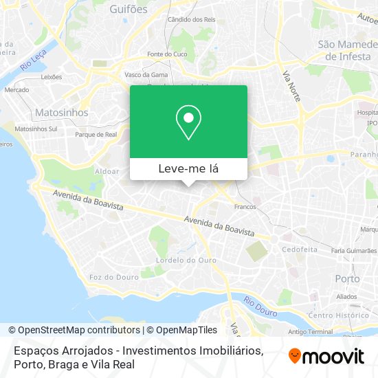 Espaços Arrojados - Investimentos Imobiliários mapa