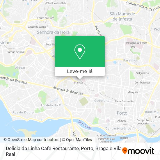 Delicia da Linha Café Restaurante mapa
