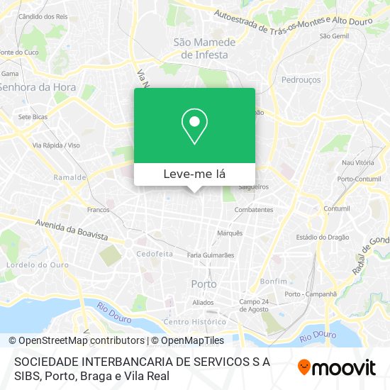 SOCIEDADE INTERBANCARIA DE SERVICOS S A SIBS mapa