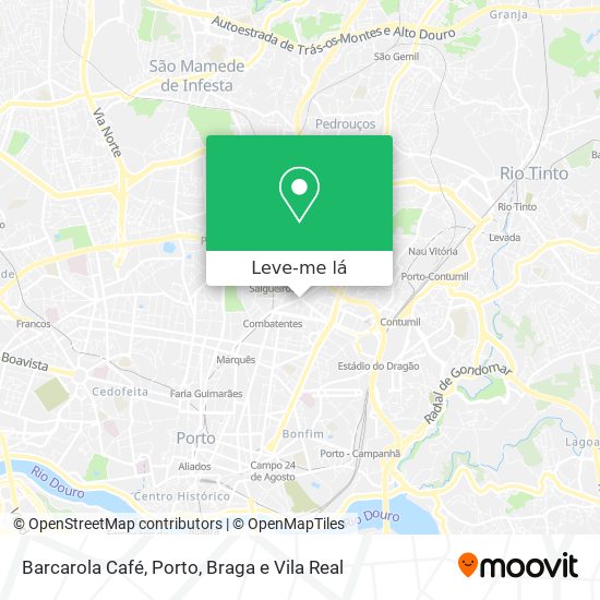 Barcarola Café mapa