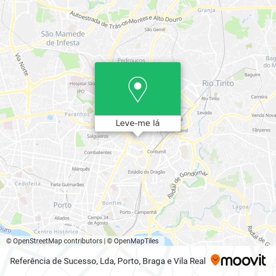 Referência de Sucesso, Lda mapa