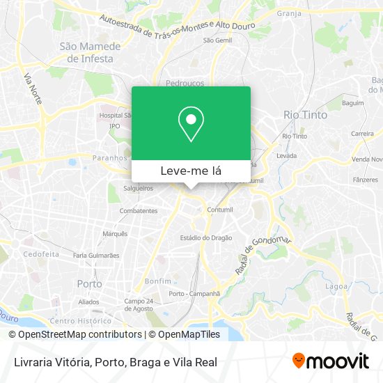 Livraria Vitória mapa