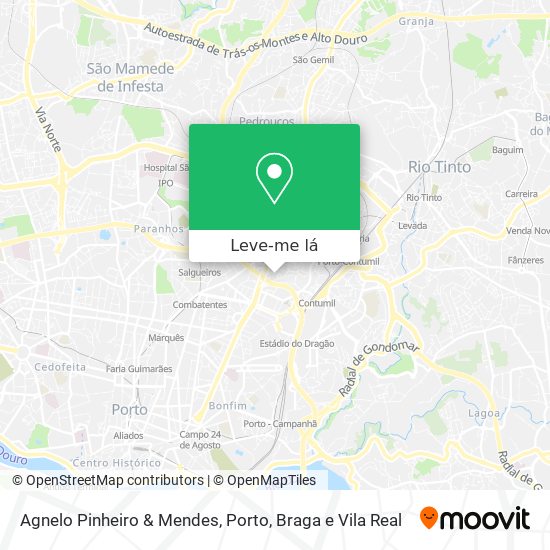 Agnelo Pinheiro & Mendes mapa