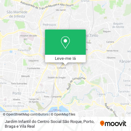 Jardim Infantil do Centro Social São Roque mapa