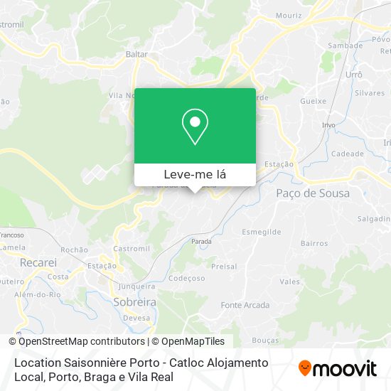 Location Saisonnière Porto - Catloc Alojamento Local mapa