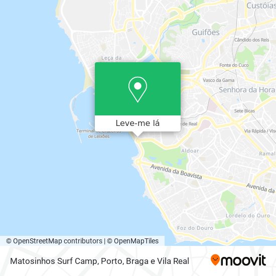 Matosinhos Surf Camp mapa