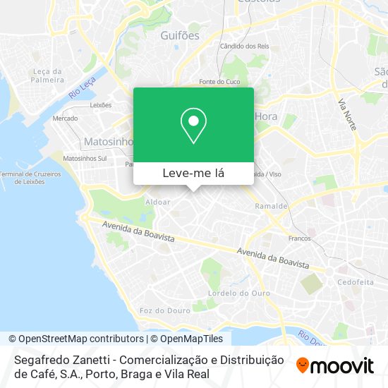 Segafredo Zanetti - Comercialização e Distribuição de Café, S.A. mapa