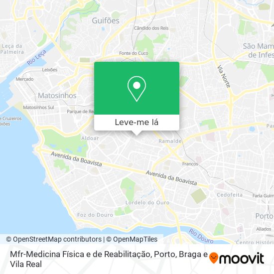 Mfr-Medicina Física e de Reabilitação mapa