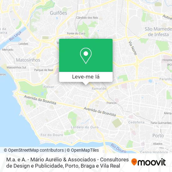 M.a. e A. - Mário Aurélio & Associados - Consultores de Design e Publicidade mapa