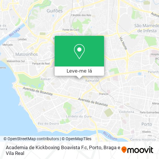 Academia de Kickboxing Boavista F.c mapa