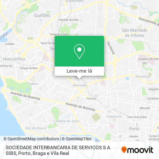 SOCIEDADE INTERBANCARIA DE SERVICOS S A SIBS mapa