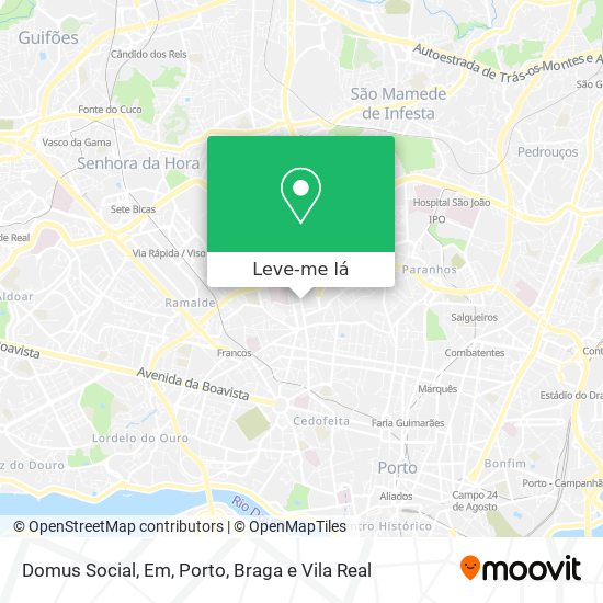 Domus Social, Em mapa