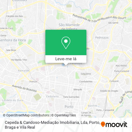 Cepeda & Candoso-Mediação Imobiliaria, Lda mapa