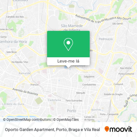 Oporto Garden Apartment mapa