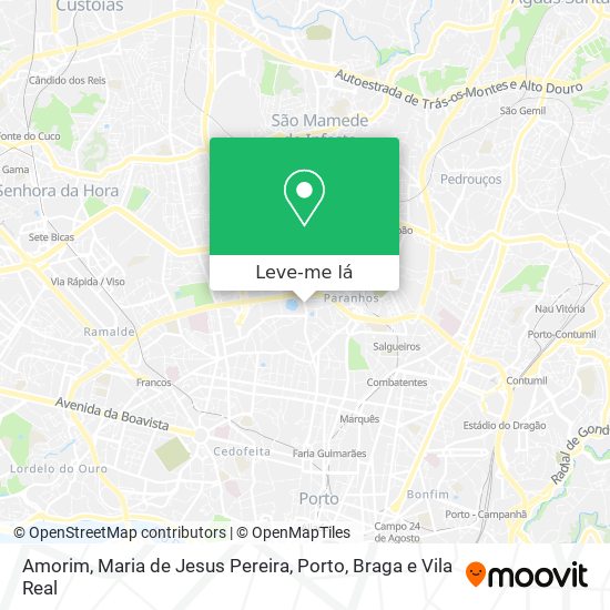 Amorim, Maria de Jesus Pereira mapa