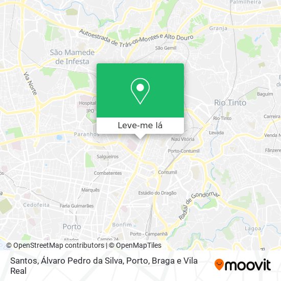 Santos, Álvaro Pedro da Silva mapa