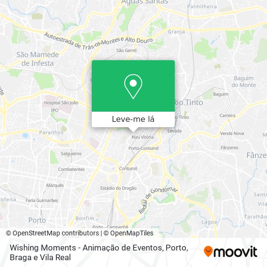 Wishing Moments - Animação de Eventos mapa