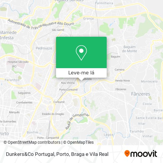 Dunkers&Co Portugal mapa