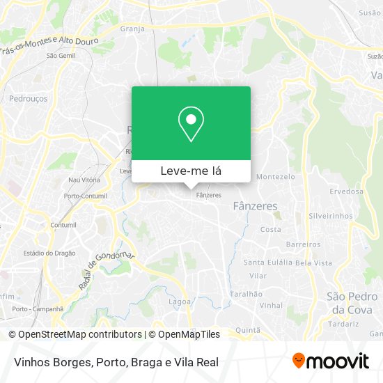 Vinhos Borges mapa