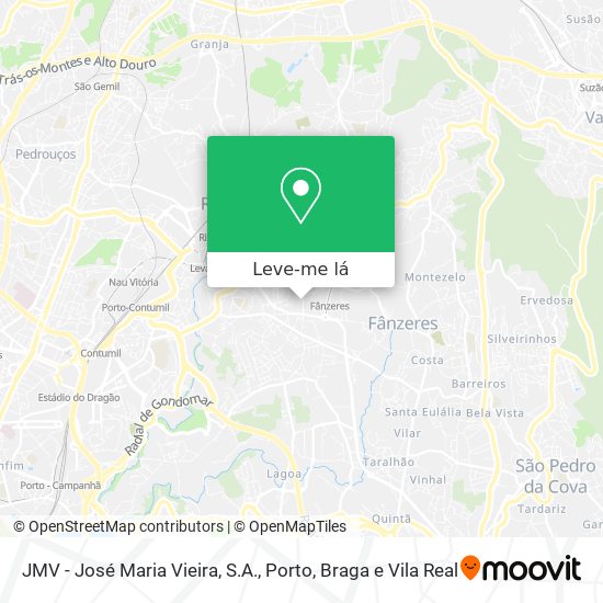 JMV - José Maria Vieira, S.A. mapa