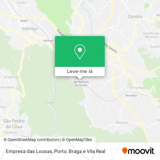 Empresa das Lousas mapa