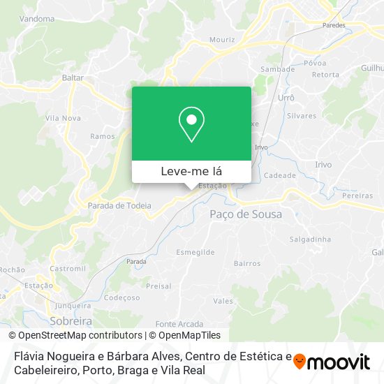 Flávia Nogueira e Bárbara Alves, Centro de Estética e Cabeleireiro mapa