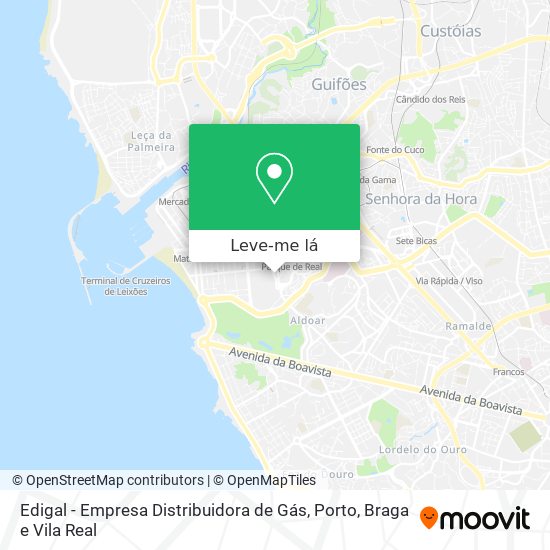 Edigal - Empresa Distribuidora de Gás mapa