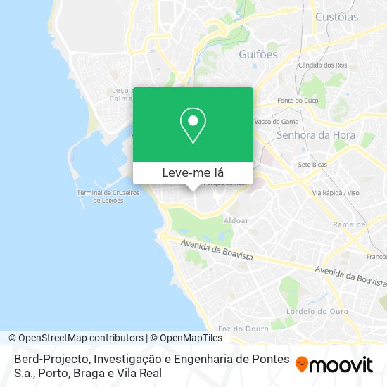 Berd-Projecto, Investigação e Engenharia de Pontes S.a. mapa