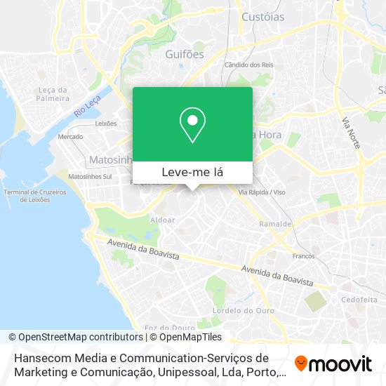 Hansecom Media e Communication-Serviços de Marketing e Comunicação, Unipessoal, Lda mapa
