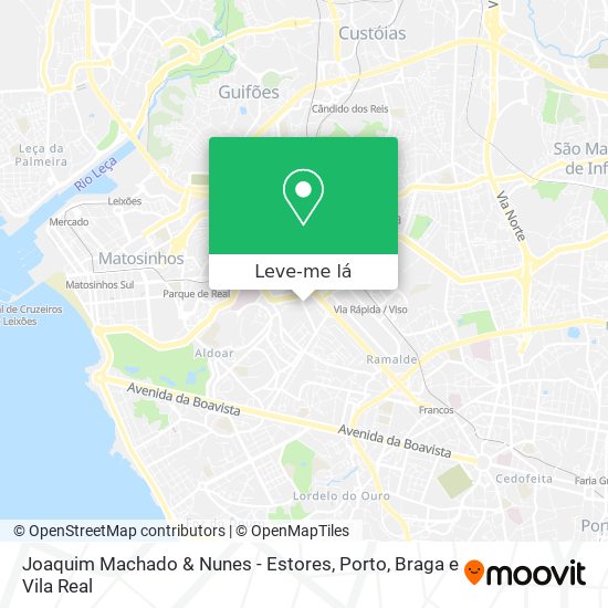 Joaquim Machado & Nunes - Estores mapa