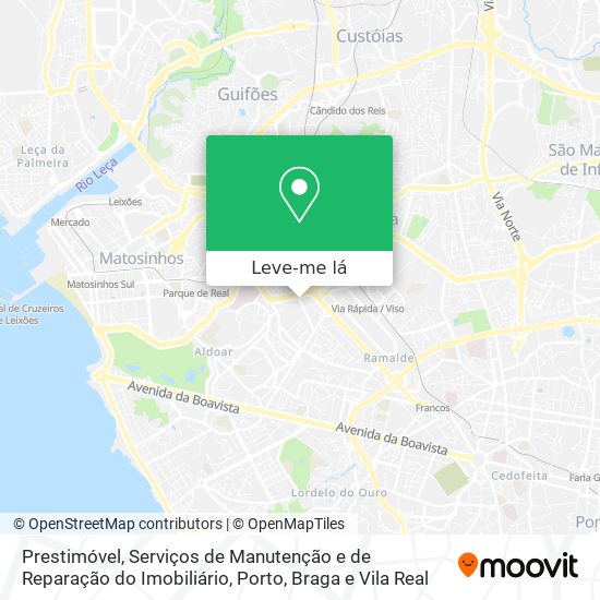 Prestimóvel, Serviços de Manutenção e de Reparação do Imobiliário mapa