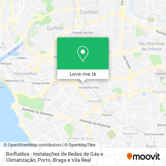 Biofluídos - Instalações de Redes de Gás e Climatização mapa
