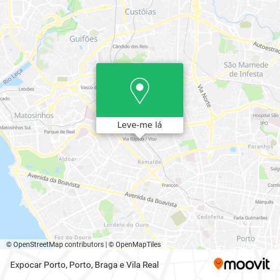 Expocar Porto mapa