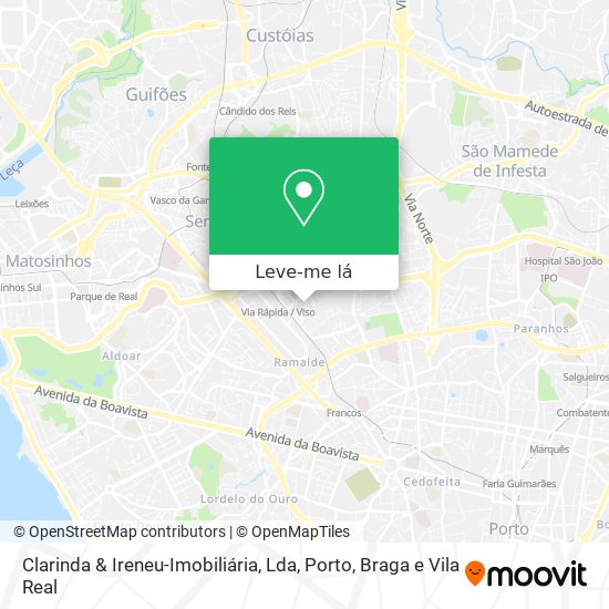 Clarinda & Ireneu-Imobiliária, Lda mapa