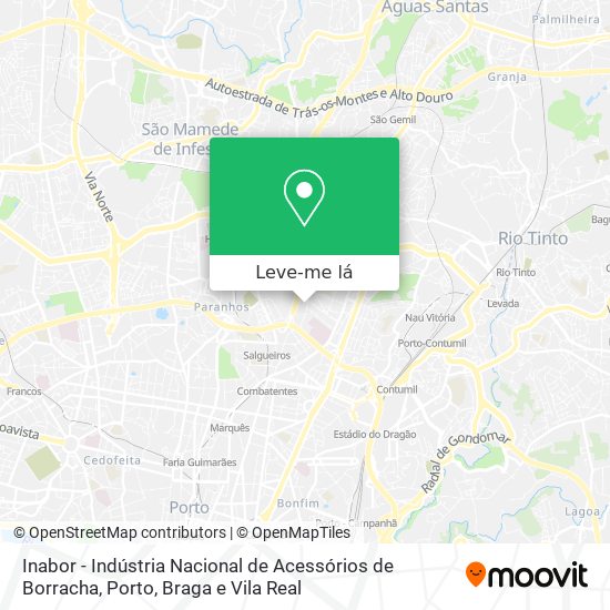 Inabor - Indústria Nacional de Acessórios de Borracha mapa