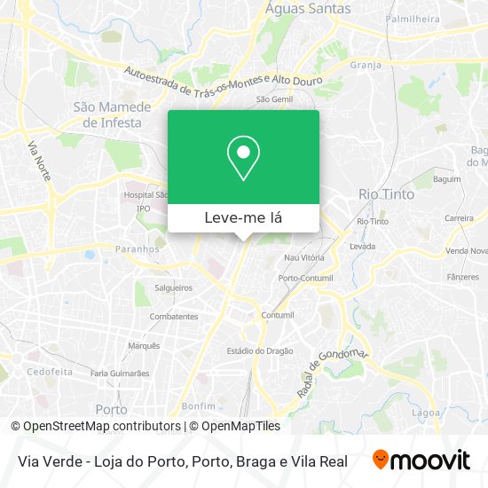 Via Verde - Loja do Porto mapa