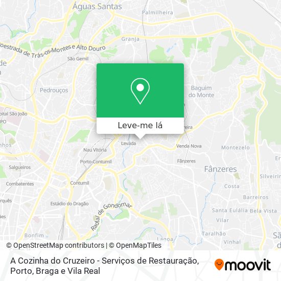 A Cozinha do Cruzeiro - Serviços de Restauração mapa