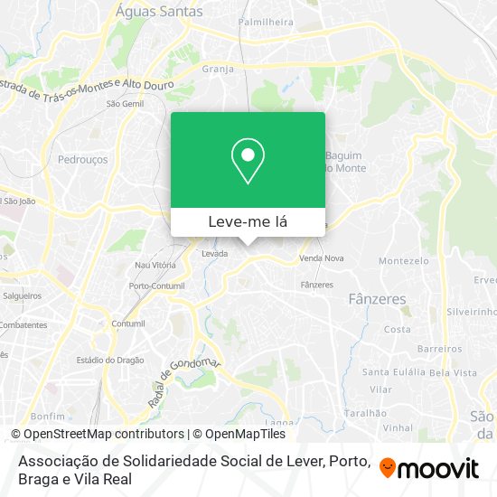 Associação de Solidariedade Social de Lever mapa