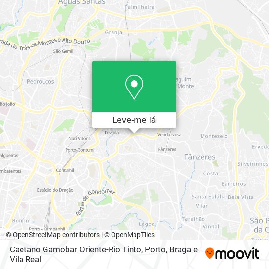 Caetano Gamobar Oriente-Rio Tinto mapa