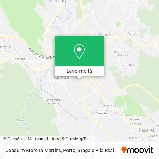 Joaquim Moreira Martins mapa