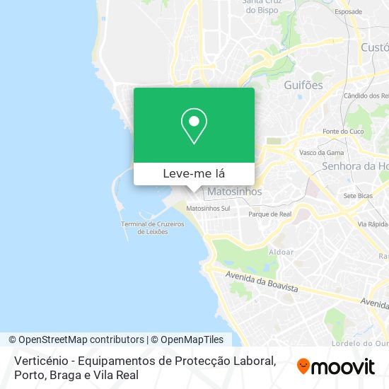 Verticénio - Equipamentos de Protecção Laboral mapa