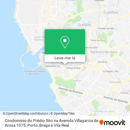 Condomínio do Prédio Sito na Avenida Villagarcia de Arosa 1075 mapa