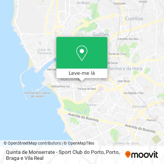 Quinta de Monserrate - Sport Club do Porto mapa