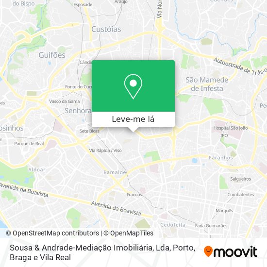 Sousa & Andrade-Mediação Imobiliária, Lda mapa