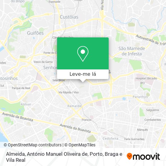 Almeida, António Manuel Oliveira de mapa