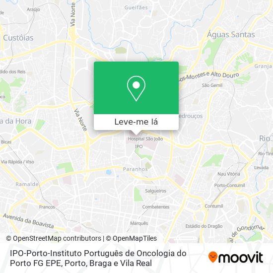 IPO-Porto-Instituto Português de Oncologia do Porto FG EPE mapa