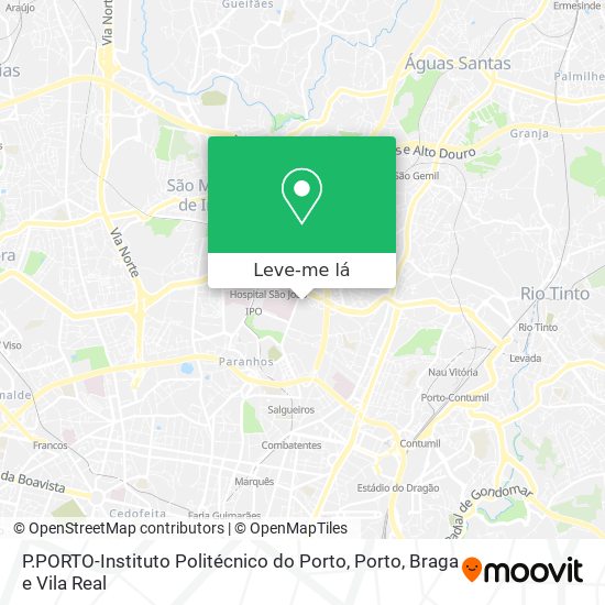 P.PORTO-Instituto Politécnico do Porto mapa